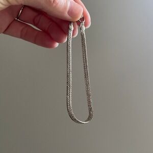 Sterling Silver Snake Chain Bracelet Thin Elegant Unisex Jewelry Minimalist Y2K
